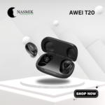 Awei T20 TWS Wireless Earphones With Bluetooth In-Ear Headphones With Mic Touch Control & Water Resistant Headset -Nasmik