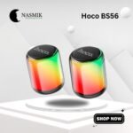 Hoco BS56 RGB Bluetooth Speaker with Colorful Lighting Effects and Dual Speakers