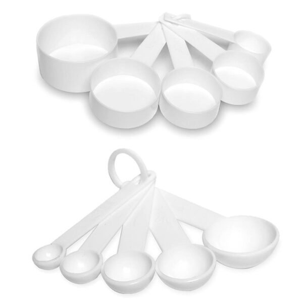 Measerment Cup Set 9 piece set - White