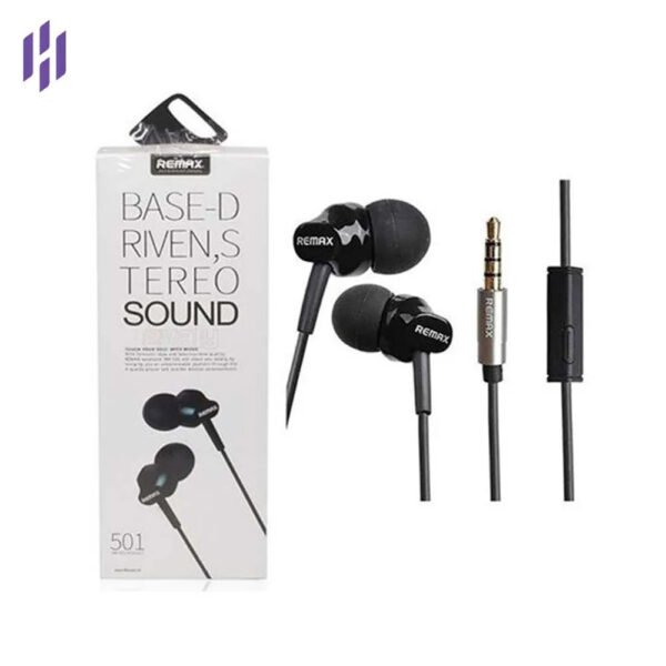 Remax RM-501 3.5mm Wired Earbuds with Smart Noise Reduction