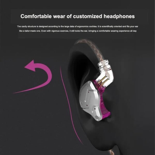 KZ ZSN Pro Dual Driver In-Ear Earphones with Detachable Cable
