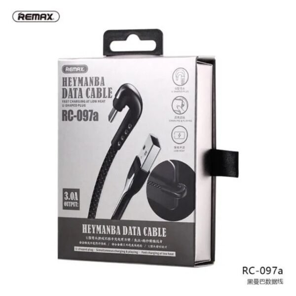 REMAX RC-097A Type-C Heymanba 3A Fast Charging U-Shaped  Data Cable 1M