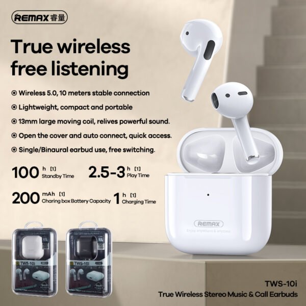 Remax TWS-10i TWS True Wireless Stereo Earbuds