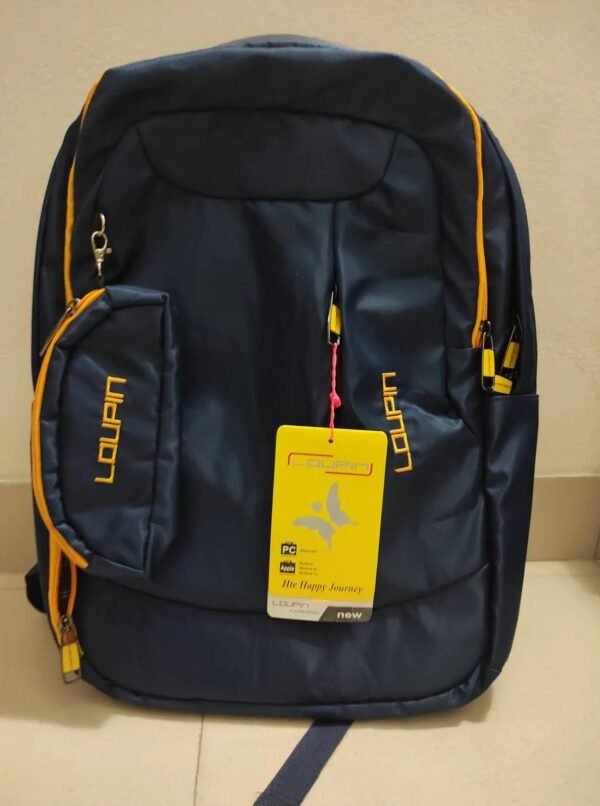 Large Capacity 3-Layer Laptop Backpack with Extra Mini Bag | 18" x 12" Durable Nylon & Microfiber School, College & Office Bags