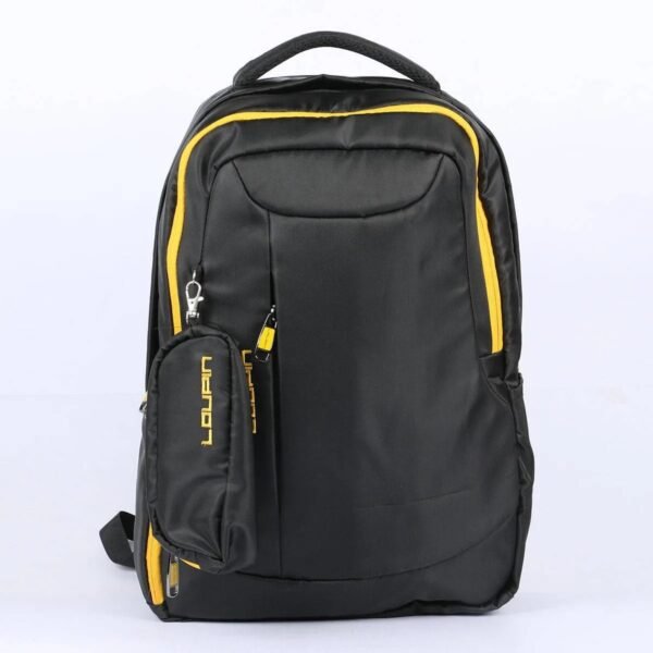 Large Capacity 3-Layer Laptop Backpack with Extra Mini Bag | 18" x 12" Durable Nylon & Microfiber School, College & Office Bags