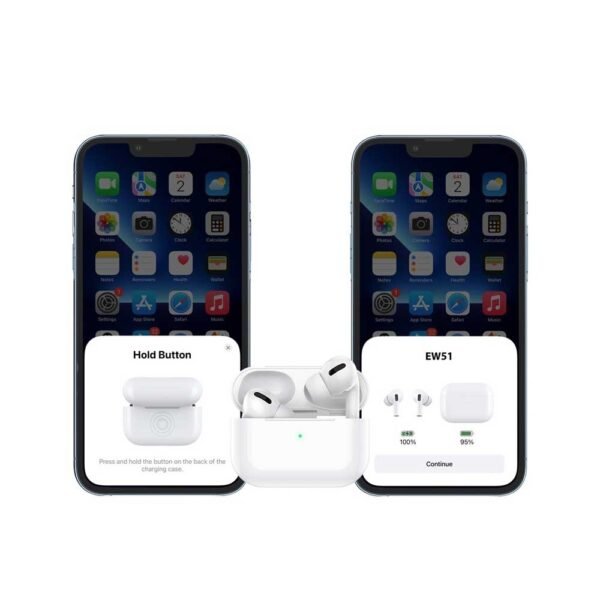 HOCO EW51 ANC True Wireless Earbuds – Bluetooth 5.3, HiFi Stereo, 10H Playtime, Noise Cancelling Calls, LED Battery Display TWS