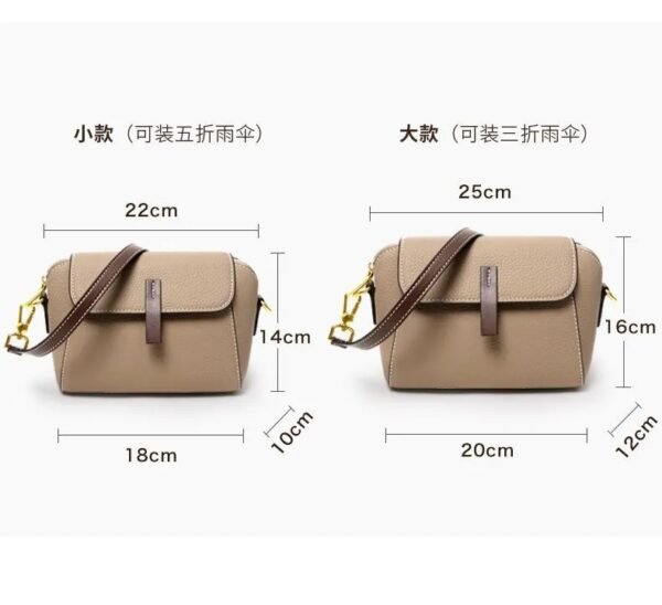 Women's Compact PU Leather Shoulder Bag – Adjustable Strap, Multi-Pocket Design, Fashionable & Waterproof Crossbody Belt Bag