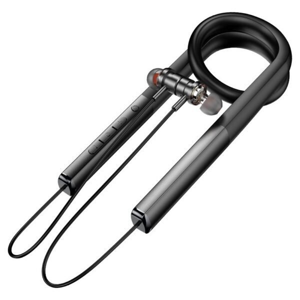 Hoco ES71 Bluetooth Wireless Neckband Earphones – 70H Battery Life, BT 5.3, Magnetic Earbuds, Type-C Fast Charging Headset for Music & Calls