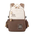 School Casual Bag for Teenagers – Fashion Lightweight Large – Capacity College Backpack (Brown)