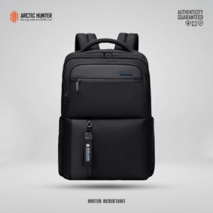 ARCTIC HUNTER 15.6 Inch Laptop Backpack – Waterproof Oxford Anti-Theft Travel Bag with USB Charging Port, Large Capacity Slim Laptop Bag for College, Office & Business –