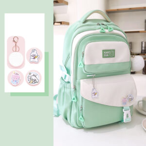 Lightweight Korean Style Kids School Backpack-MINT